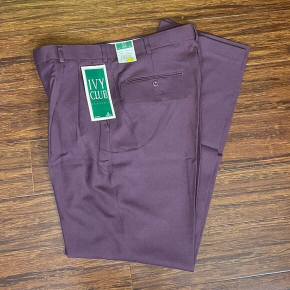 Vintage Deadstock 80s Men's Trousers - Picture 1 of 6